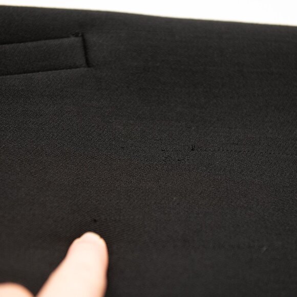 Cinzia Rocca Coat Pure Virgin Wool Topper Italian Made Jacket Black Size 44 - Picture 8 of 8